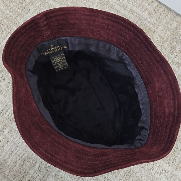 Helen Kaminski Australia | Burgundy Suede Bucket Hat main image 5